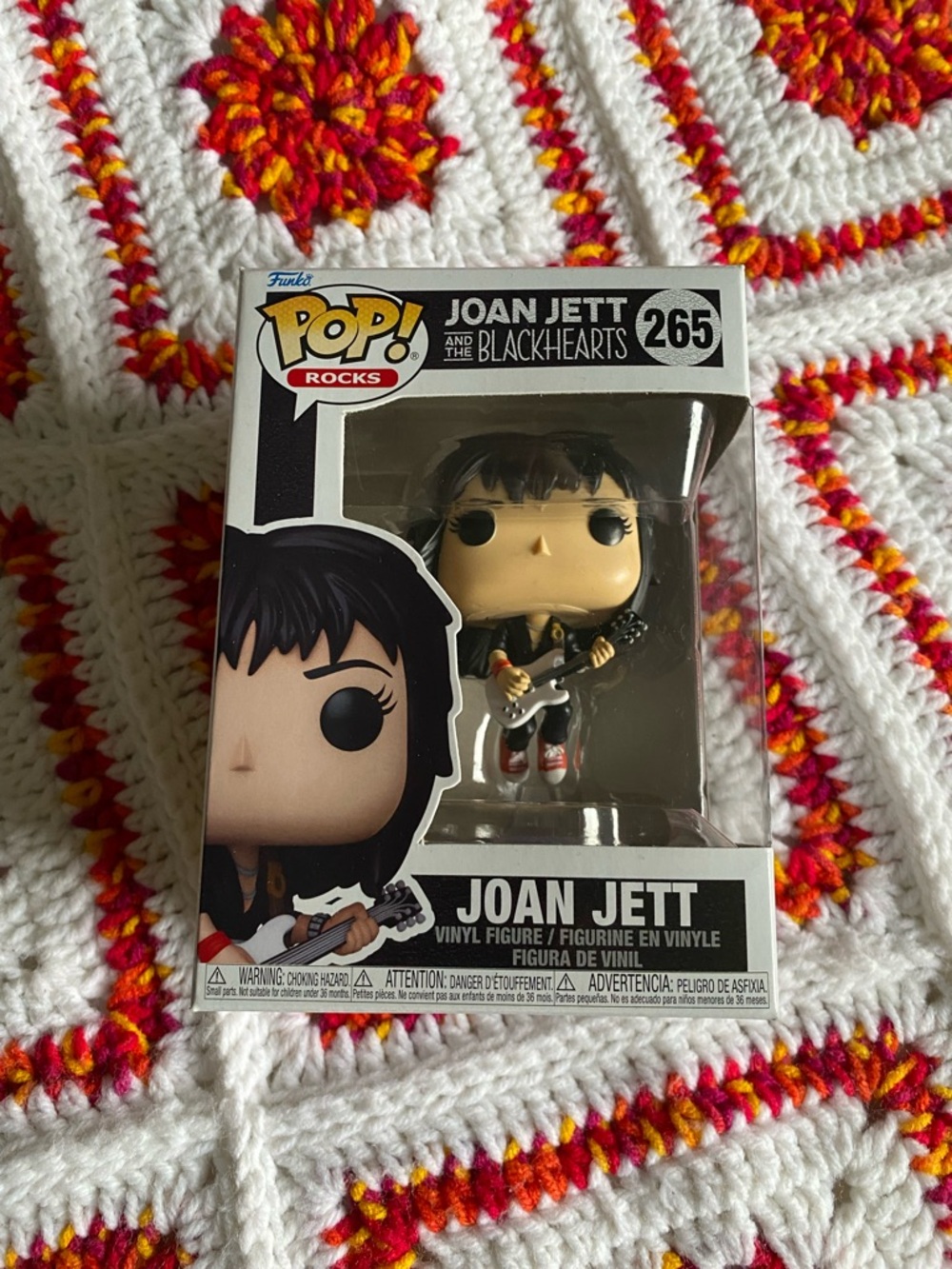Funko Joan Jett Vinyl Figure - Black, White & Red